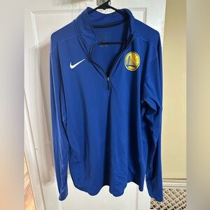 Nike Golden State Warriors Dri-FIT Blue quarter zip